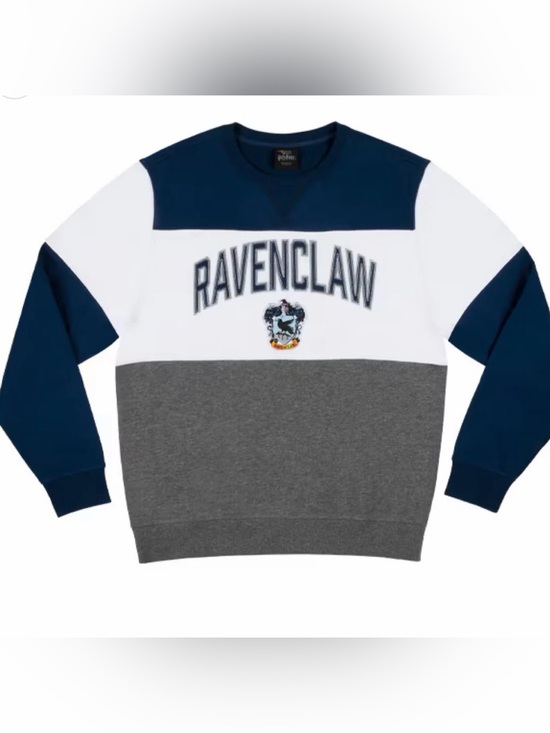 Wizarding World Of Harry Potter Sweaters - Ravenclaw colorblock crew neck sweatshirt